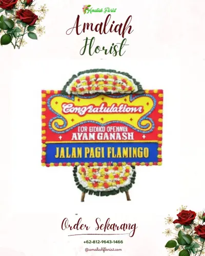 Bunga Papan Congratulation di Malingping Selatan